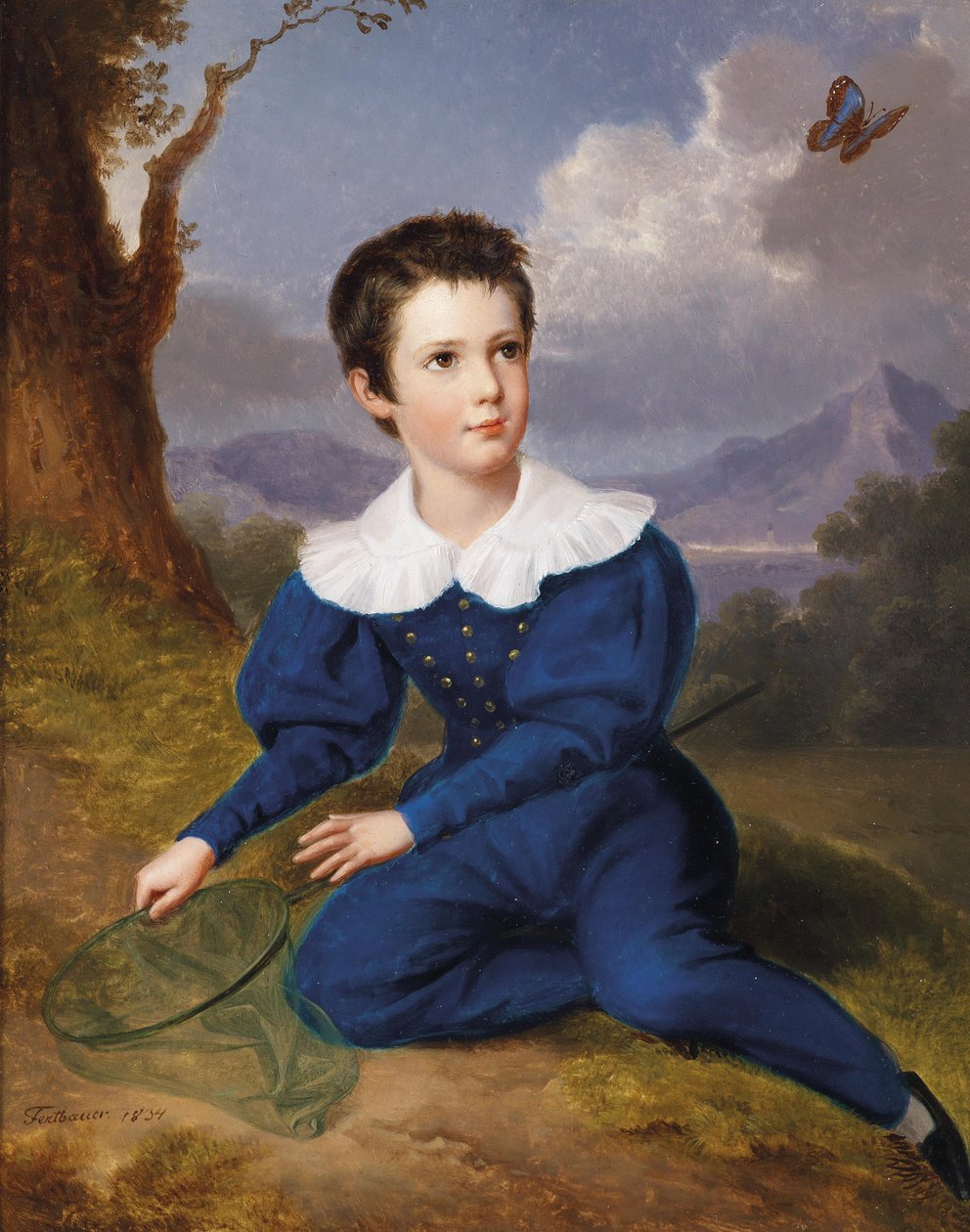 Ritratto di Maximilians Freiherr von Hammer-Purgstall (1834) da Leopold Fertbauer