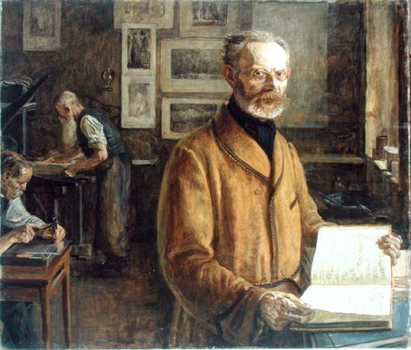 Friedrich Chrysander (1826-1901), 1901 da Leopold Karl Walter von Kalckreuth