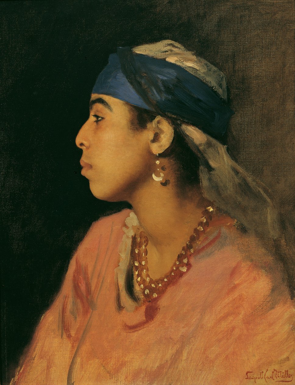 Cantante egiziana da Leopold Carl Muller