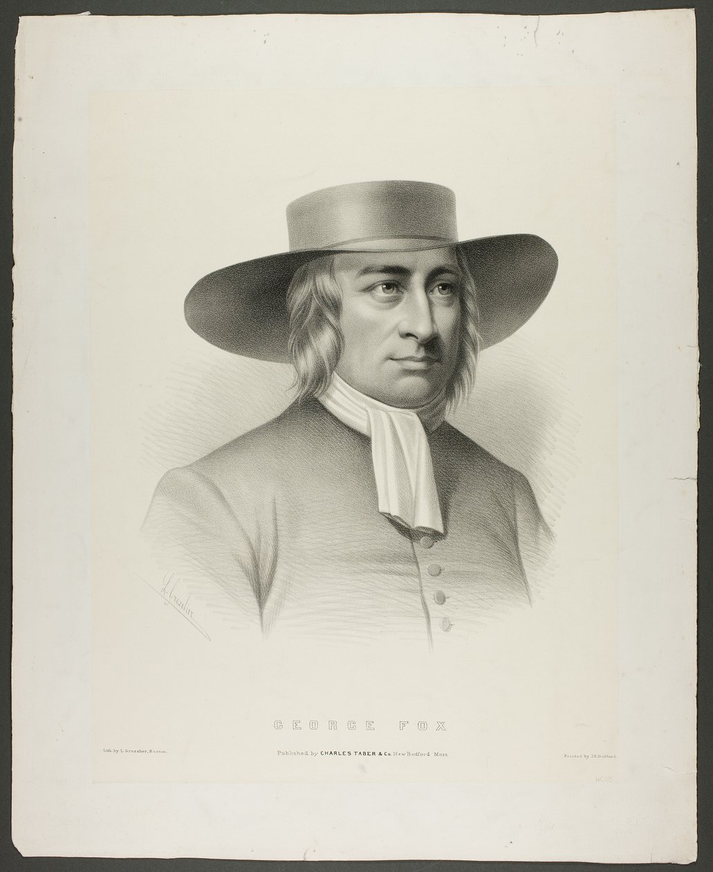 George Fox da Leopold Grozelier