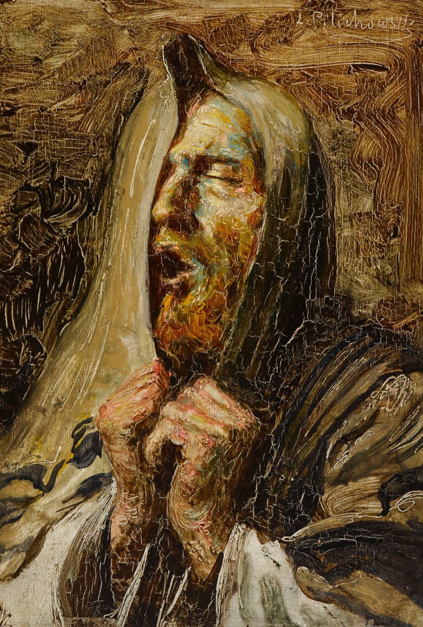 Ascolta o Israele (olio su tavola) da Leopold Pilichowski