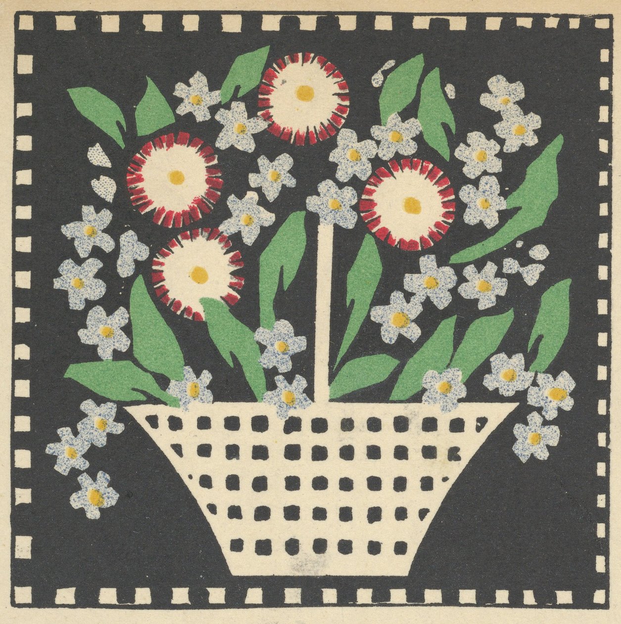 Cesto di fiori da Leopoldine Kolbe