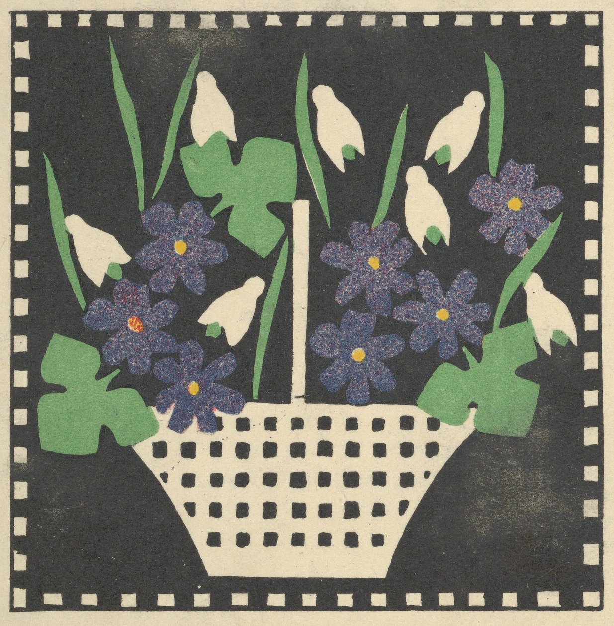 Cesto di fiori da Leopoldine Kolbe