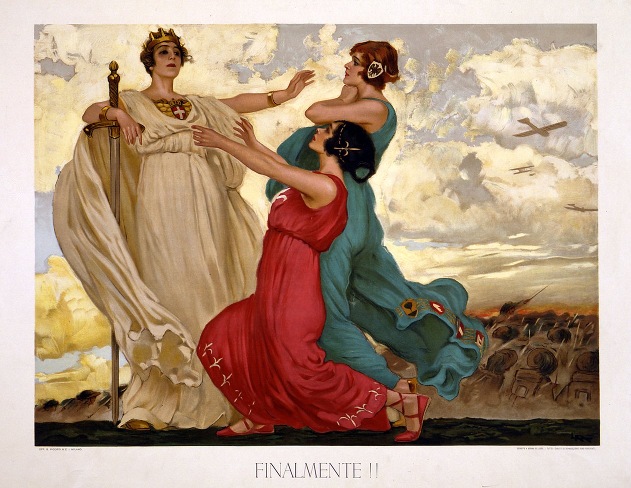 Finalmente!, 1918 da Leopoldo Metlicovich