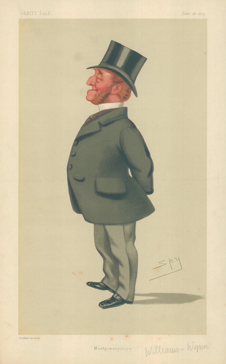 Mr Charles Watkin Williams-Wynn, Montgomeryshire, 28 giugno 1879, caricatura di Vanity Fair da Leslie Matthew Ward