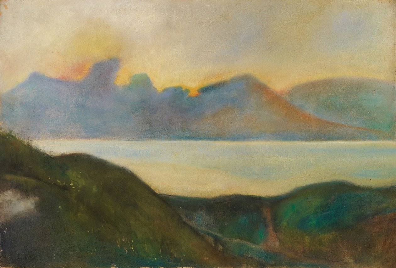Lago di montagna dell