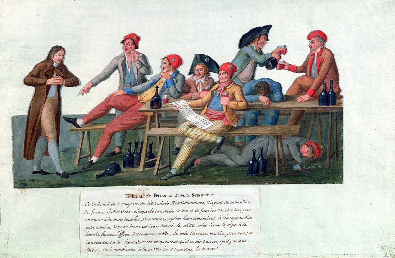 Tribunale della prigione del 2 e 3 settembre, 1792 da Lesueur Brothers