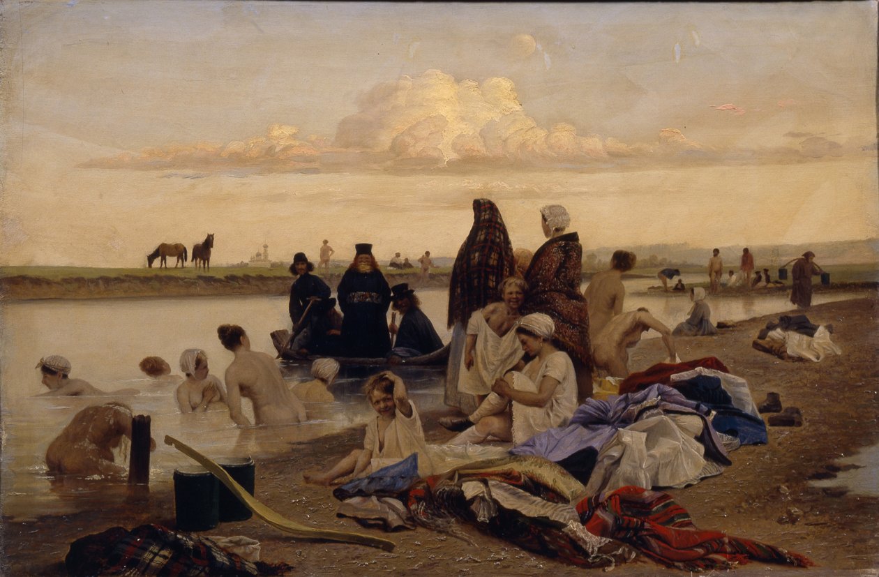 Monaci. Erroneamente arenati, 1870s da Lev Grigoryevich Solovyev