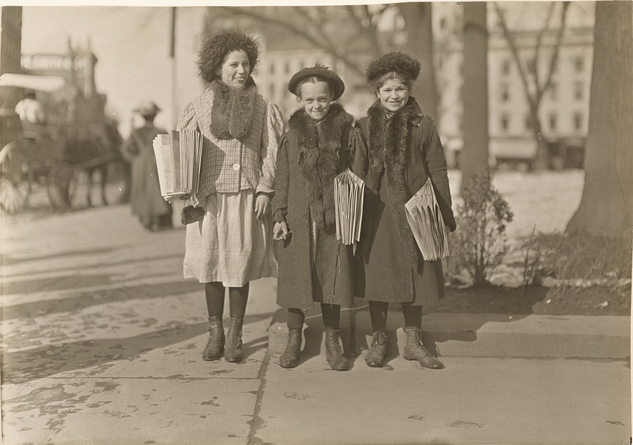 Giornaliste del Connecticut (Hartford) da Lewis W. Hine