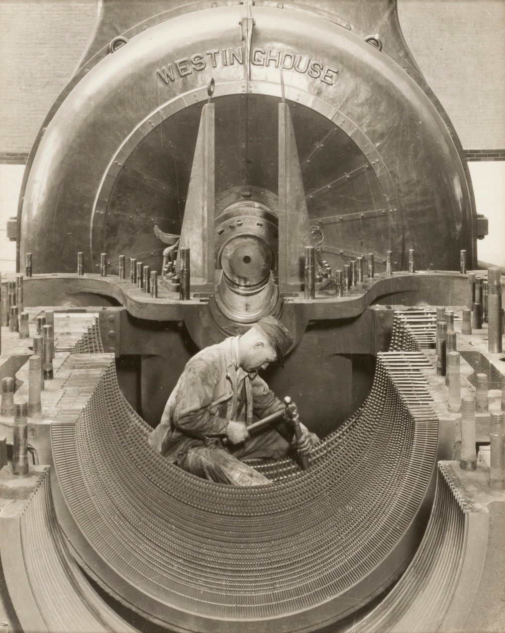 Il cuore della turbina da Lewis W. Hine
