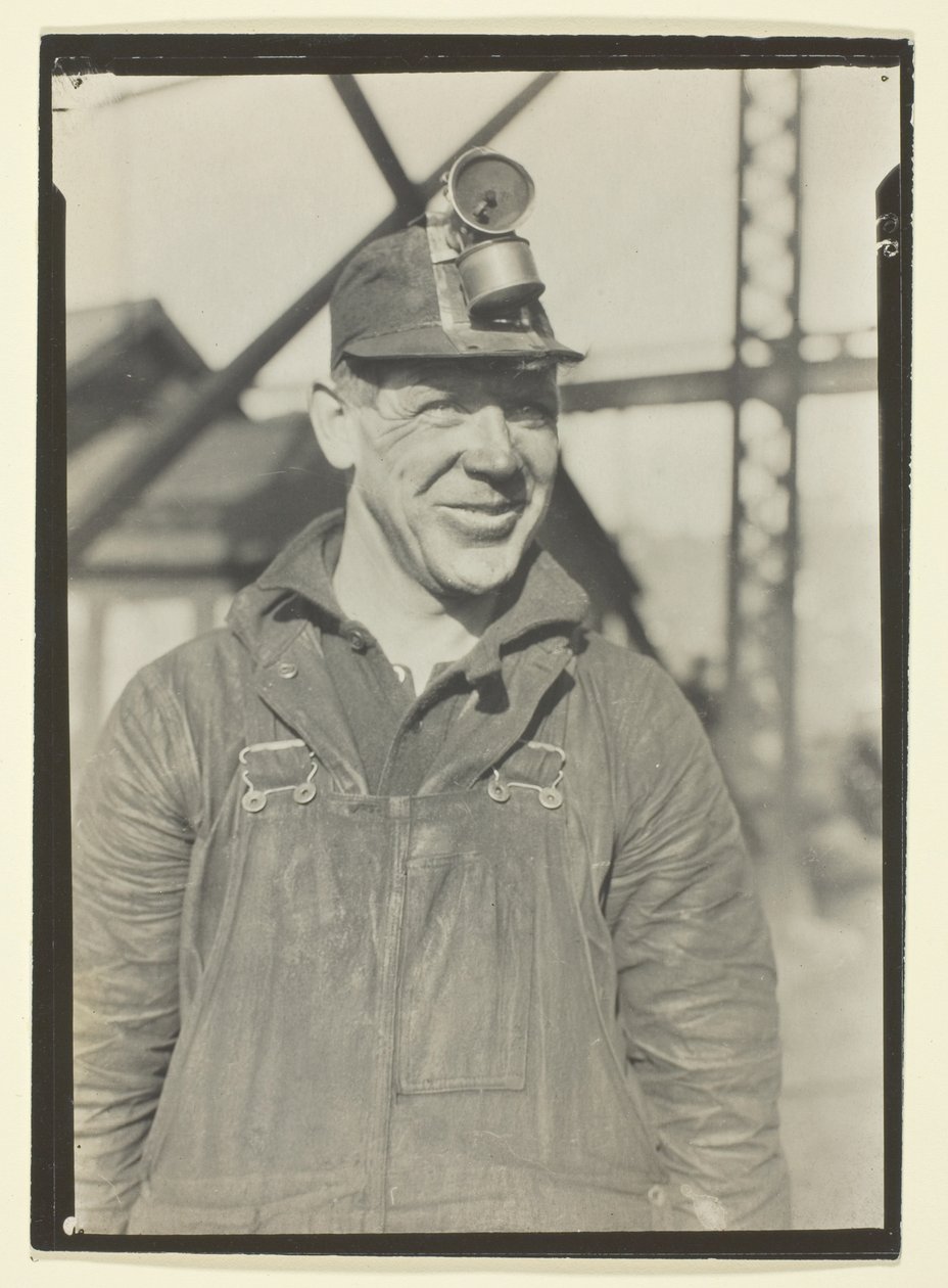 Minatore di carbone della Pennsylvania orientale da Lewis Wickes Hine