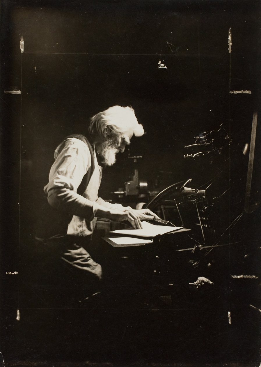 Stampatore e artigiano da Lewis Wickes Hine