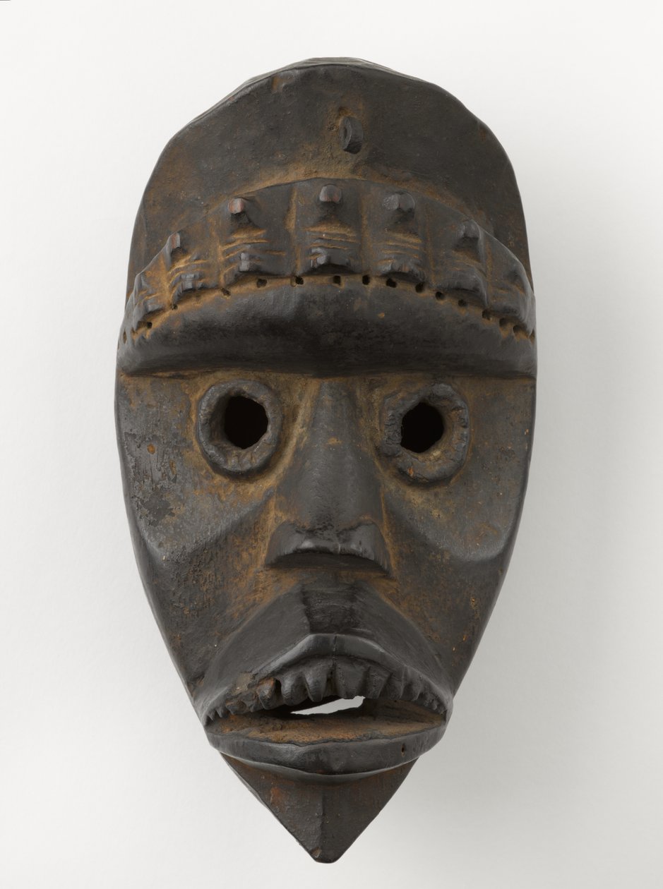 Maschera guerriera (Bugle) da Liberian Liberian