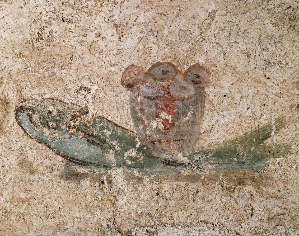 Pesce, Cappella del Buon Pastore (affresco) da Unbekannt Unbekannt
