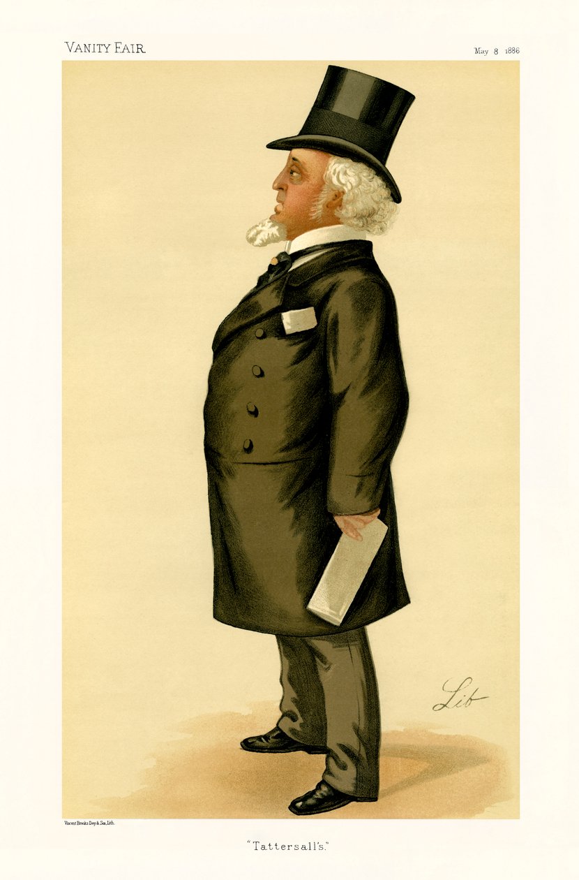 Edmund Tattersall - ritratto in piedi da Liborio Prosperi