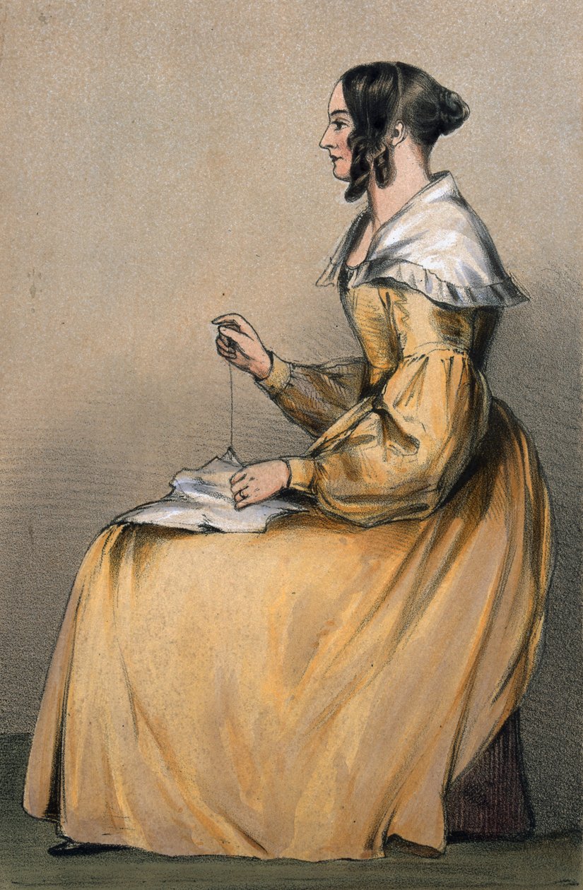 Signora Eyre, 1842 da Lieutenant Vincent Eyre