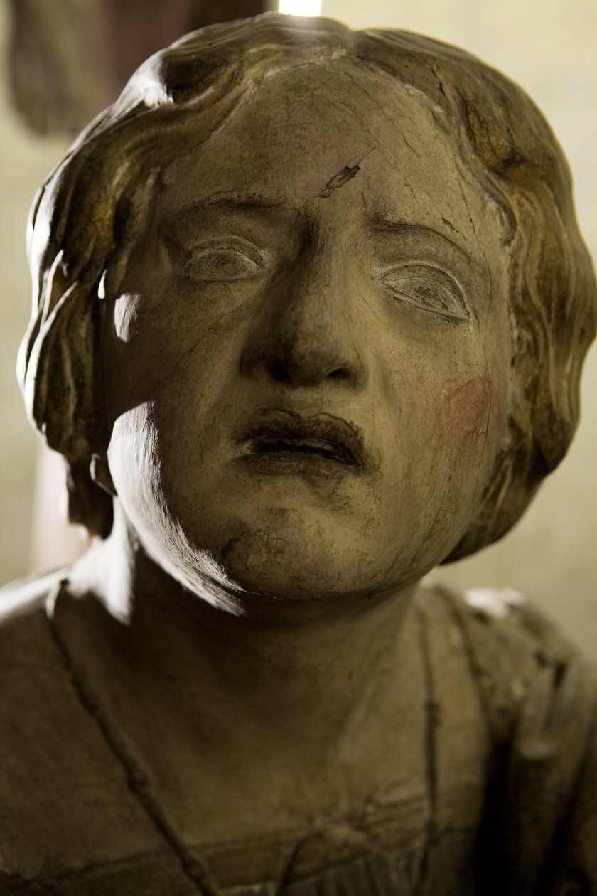 Calvario, dettaglio di Maria Maddalena da Ligier Richier