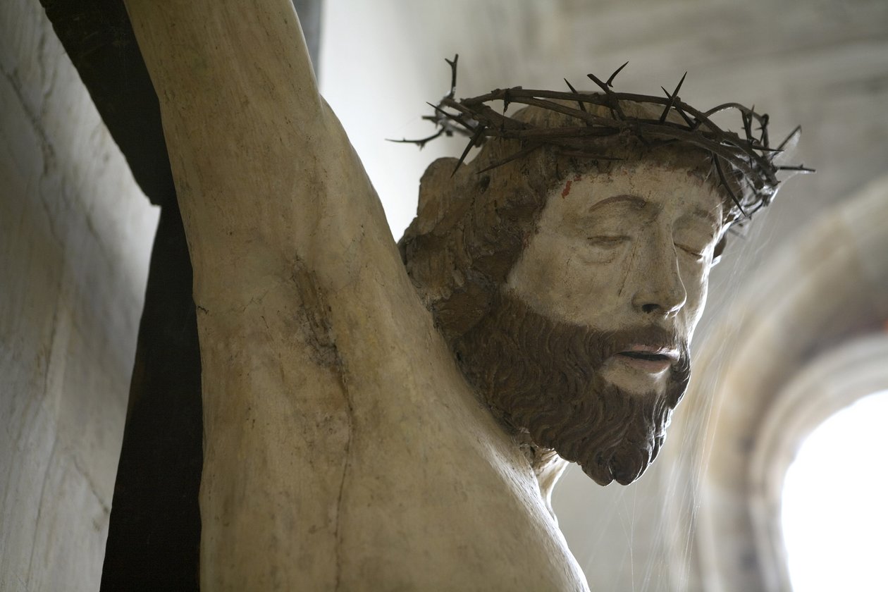 Cristo sulla croce (dettaglio) da Ligier Richier