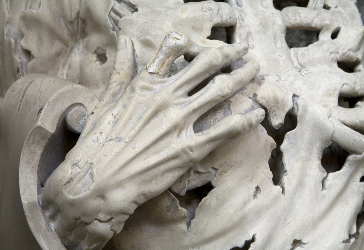 Scorticato, o Lo scheletro (dettaglio) da Ligier Richier