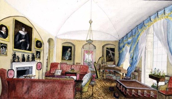 Il salone, Aynhoe da Lili Cartwright