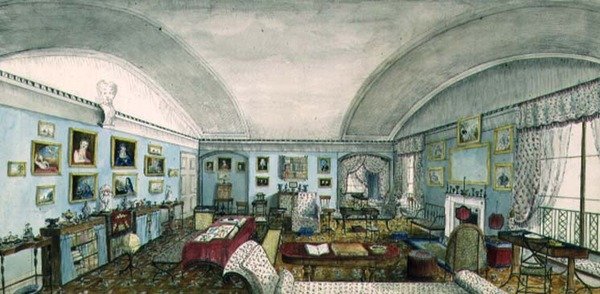 Il salotto di Aynhoe da Lili Cartwright