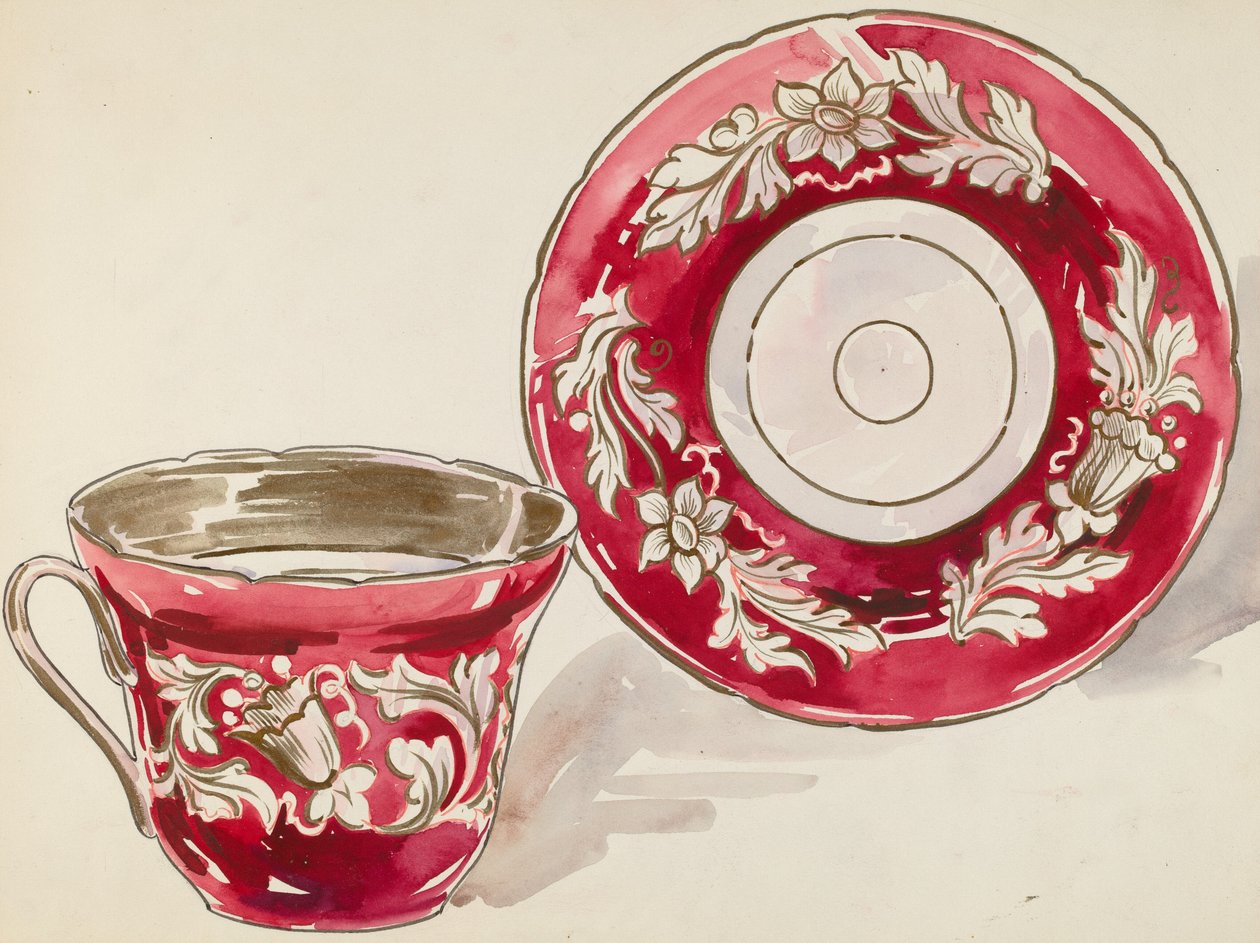 Tazza e piattino da Lillian Causey