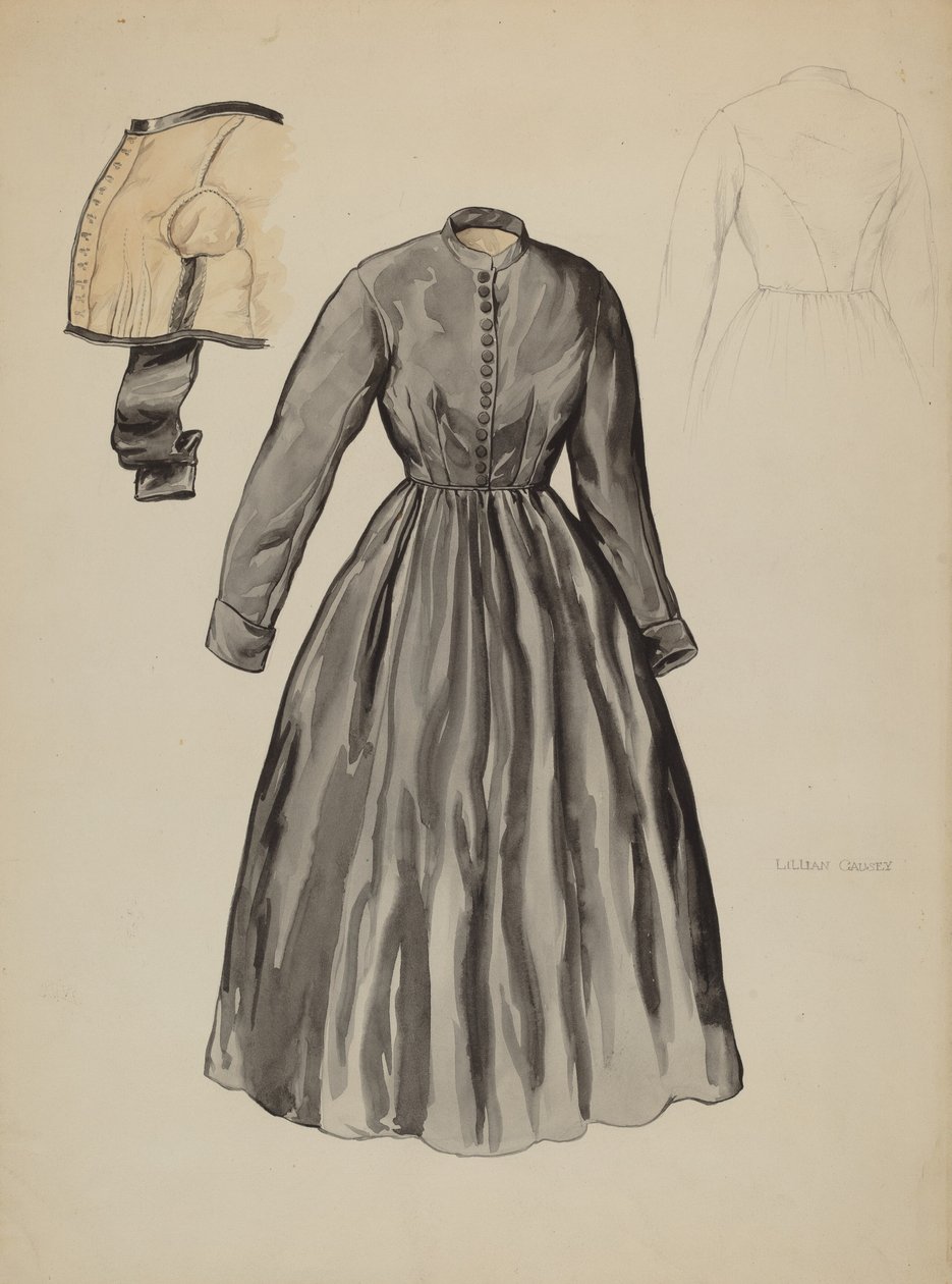 Vestito quacchero, c. 1937 da Lillian Causey