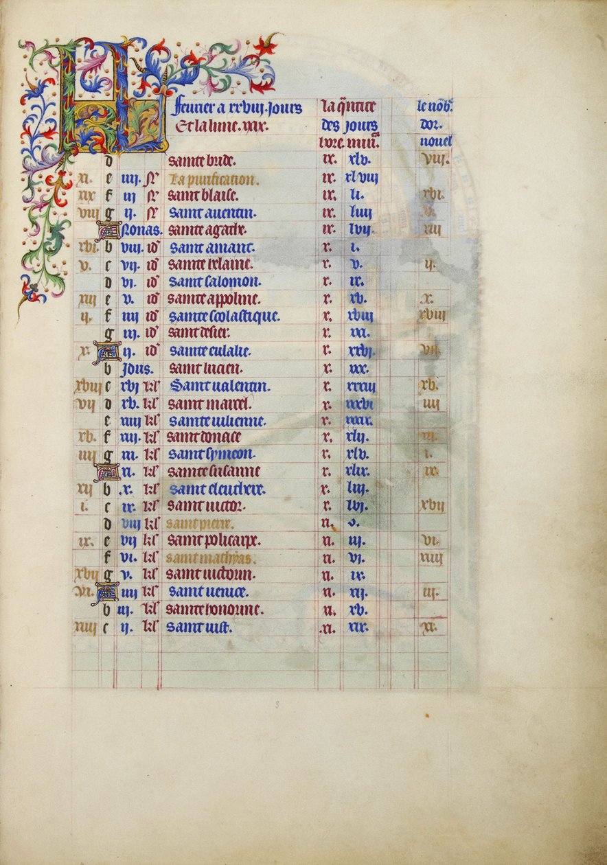 Très Riches Heures del duca di Berry da Limbourg Brothers