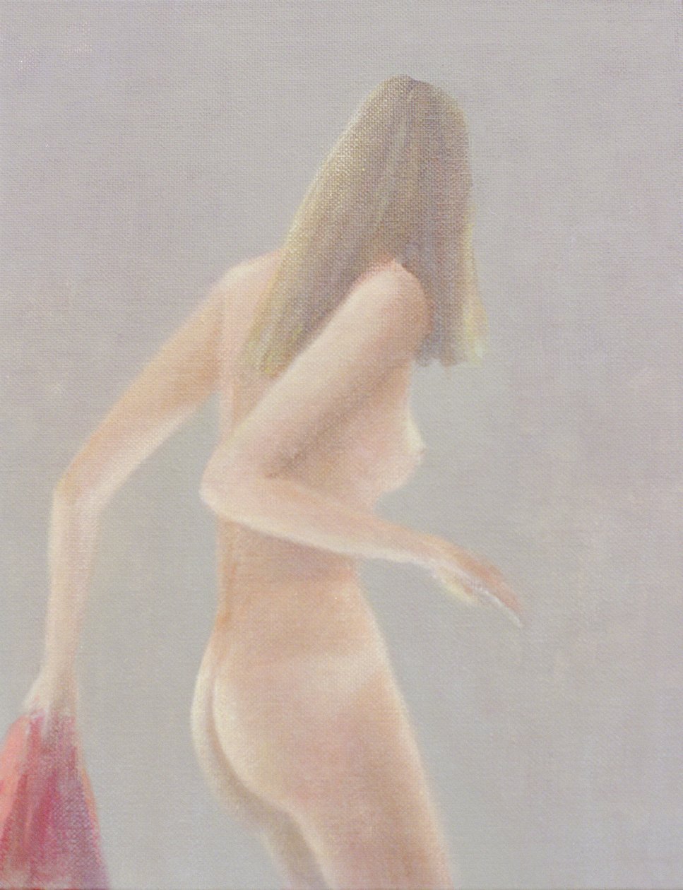Ragazza con asciugamano rosso, 1985 da Lincoln Seligman