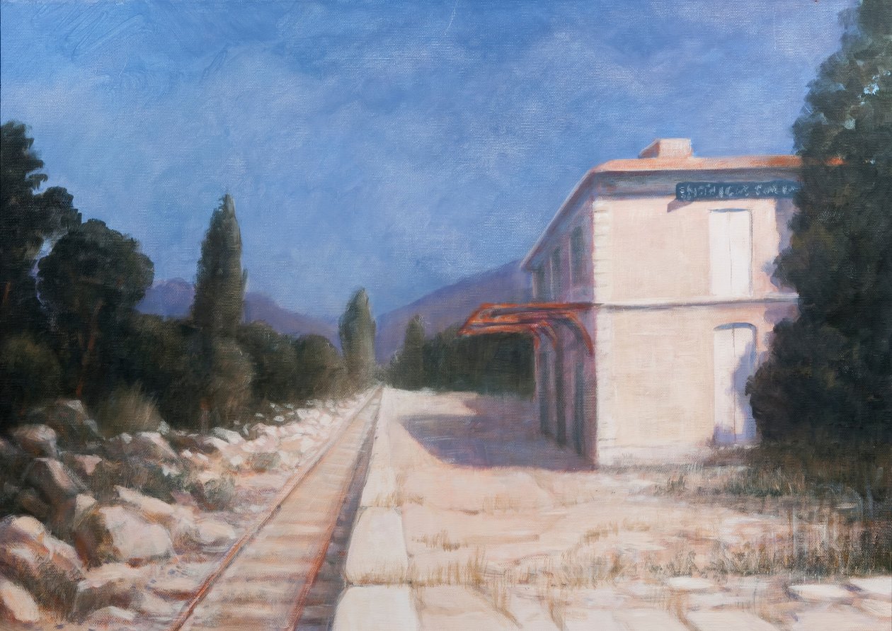 Stazione ferroviaria, Châteauneuf, 2012 da Lincoln Seligman