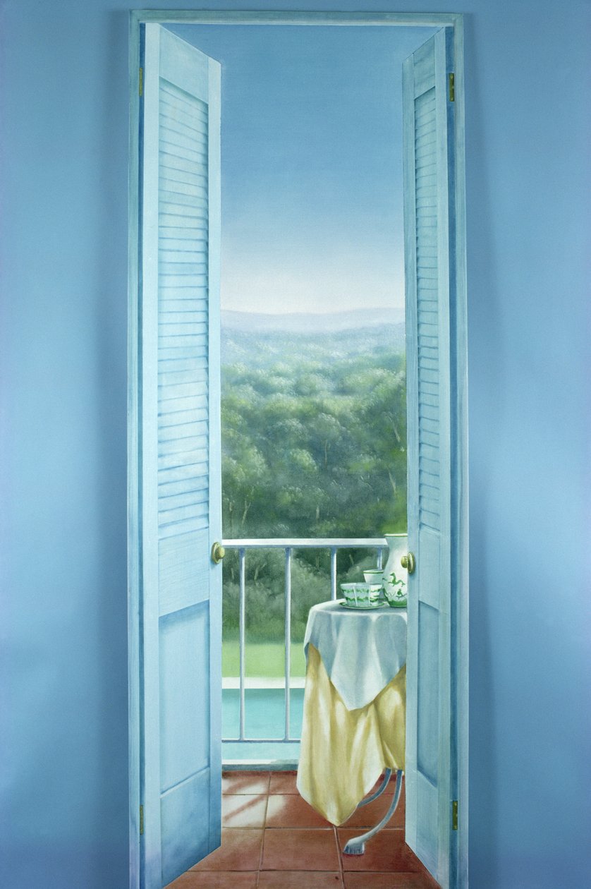 Colazione, St. Maxime, 1984 da Lincoln Seligman
