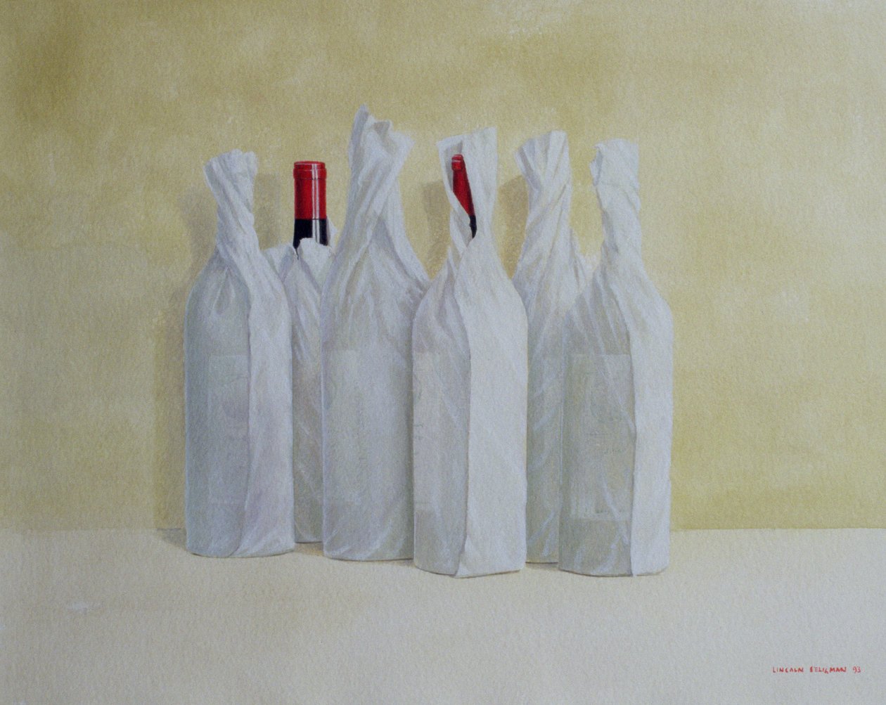 Bottiglie avvolte, Numero 2, anni 1990 da Lincoln Seligman