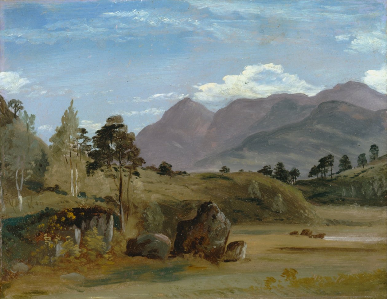 Paesaggio montano, possibilmente nel Lake District da Lionel Constable