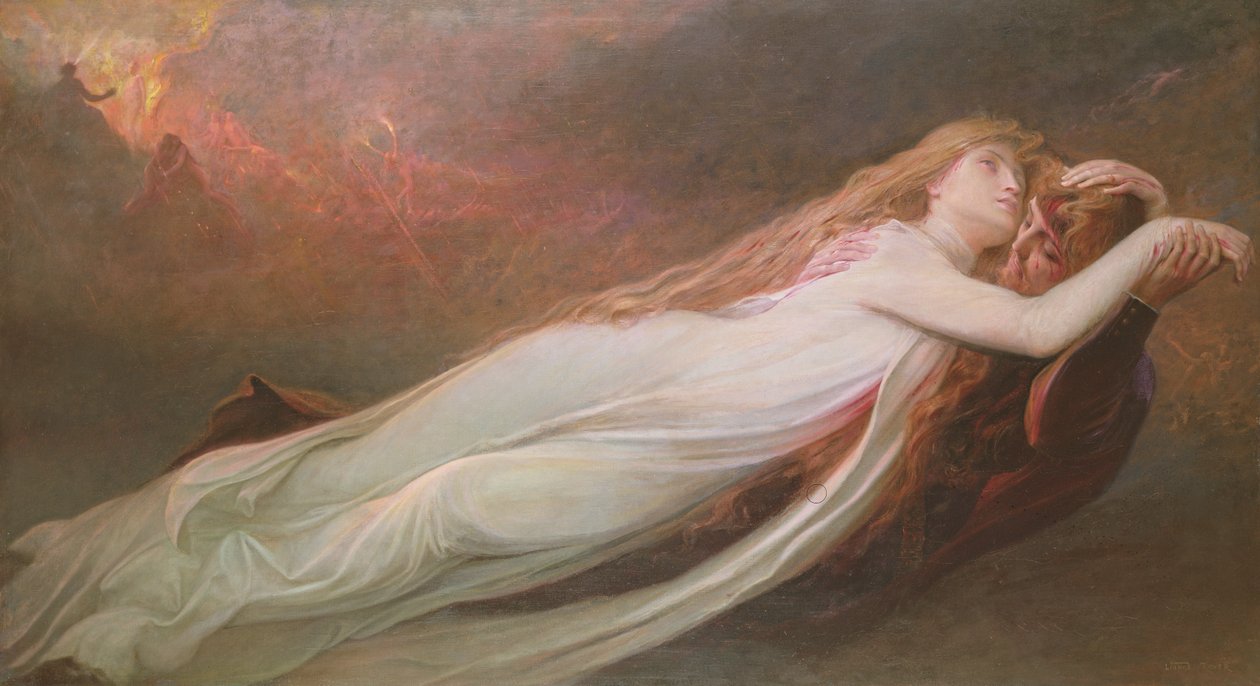 Francesca da Rimini e Paolo Malatesta, c.1890 da Lionel Noel Royer