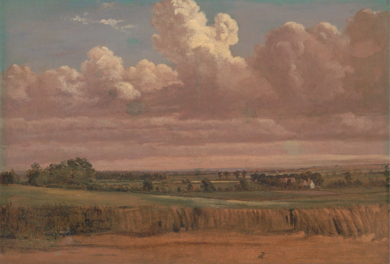 Paesaggio con campo di grano da Lionel Constable