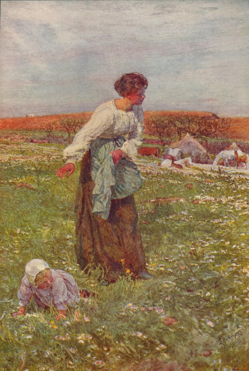 La madre e il bambino, c. 1903, c. 1915 da Lionel Percy Smythe