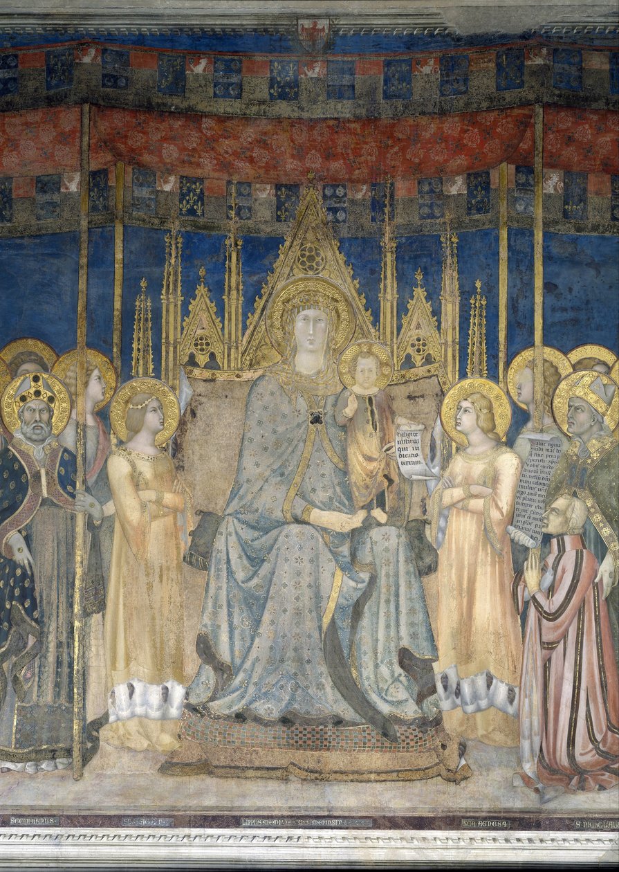 Maestà, 1317 da Lippo Memmi