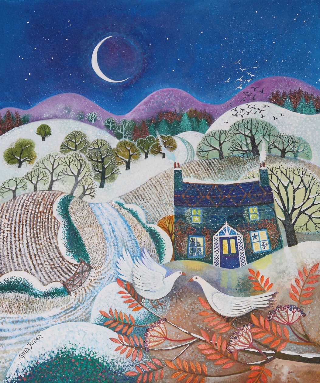 Uccelli della neve da Lisa Graa Jensen