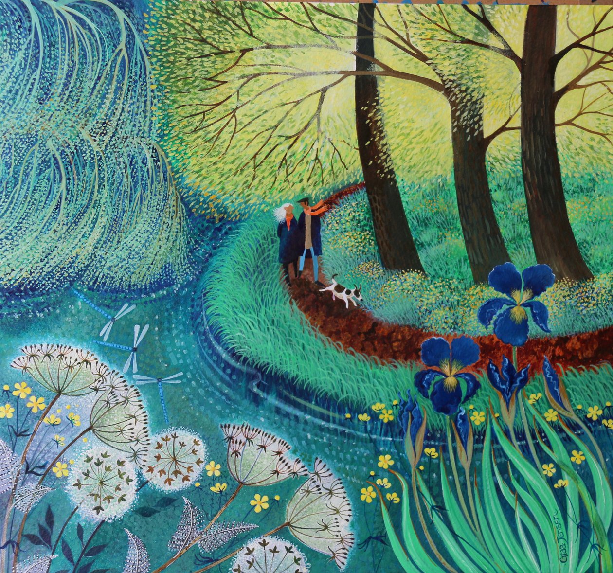 Passeggiata sul fiume Wey, 2017 da Lisa Graa Jensen