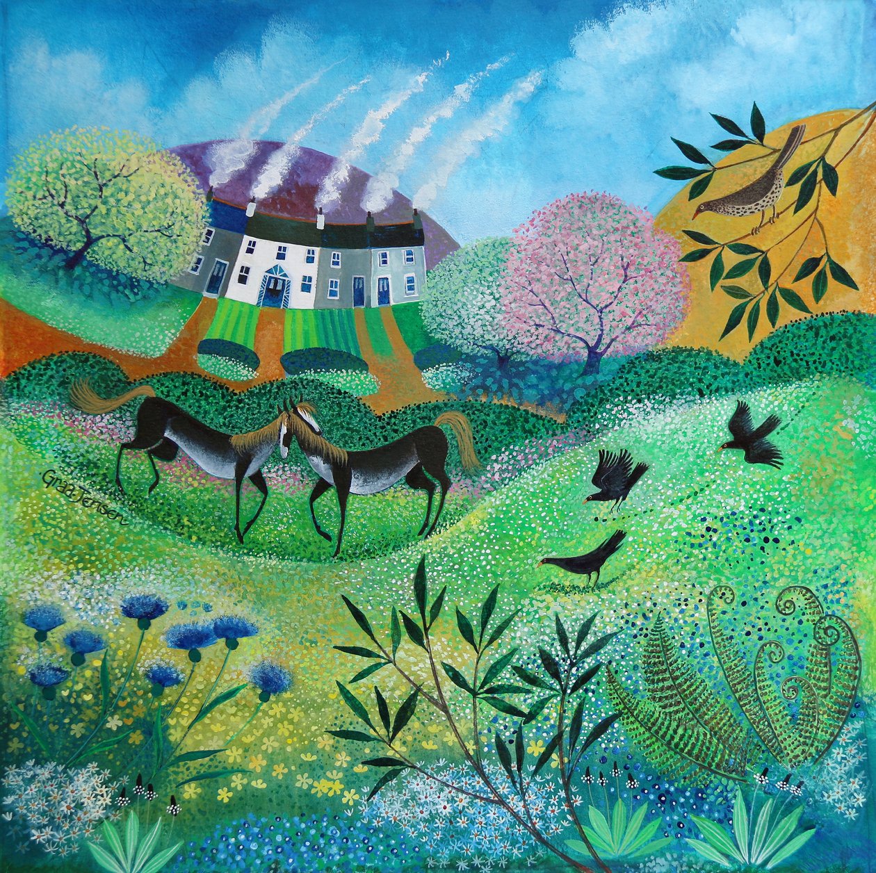 Prato di fiori selvatici, 2020 da Lisa Graa Jensen