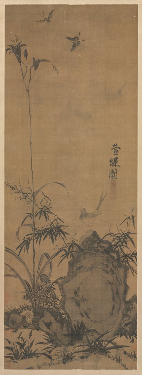 Giglio e farfalle da Liu Shanshou
