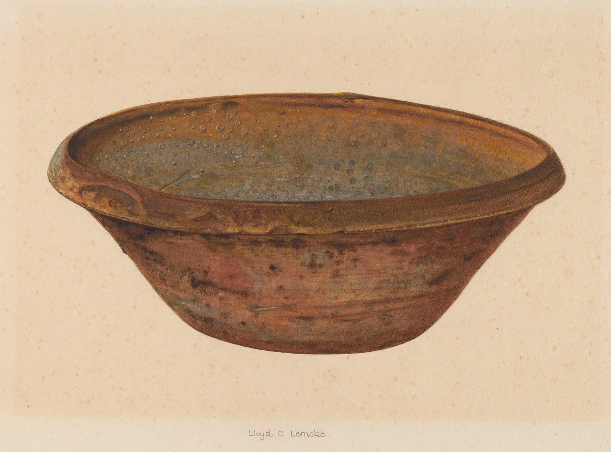 Ciotola, c. 1937 da Lloyd Charles Lemcke