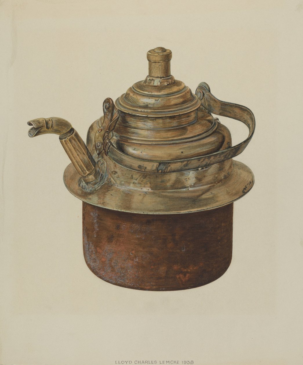 Bollitore, 1938 da Lloyd Charles Lemcke