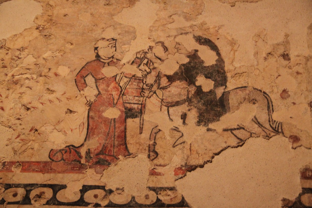 Pittura murale nel Museo di Storia di Barcellona da Léna