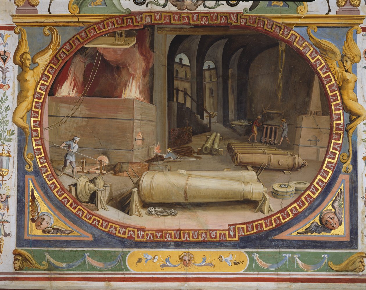 Fonderia di cannoni da Lodovico Buti