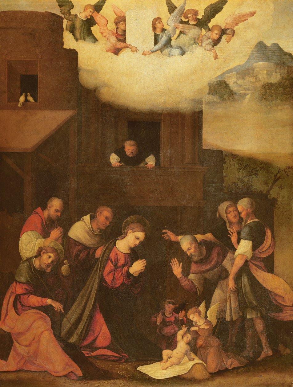 Adorazione dei pastori, c.1520-24 da Lodovico Mazzolino