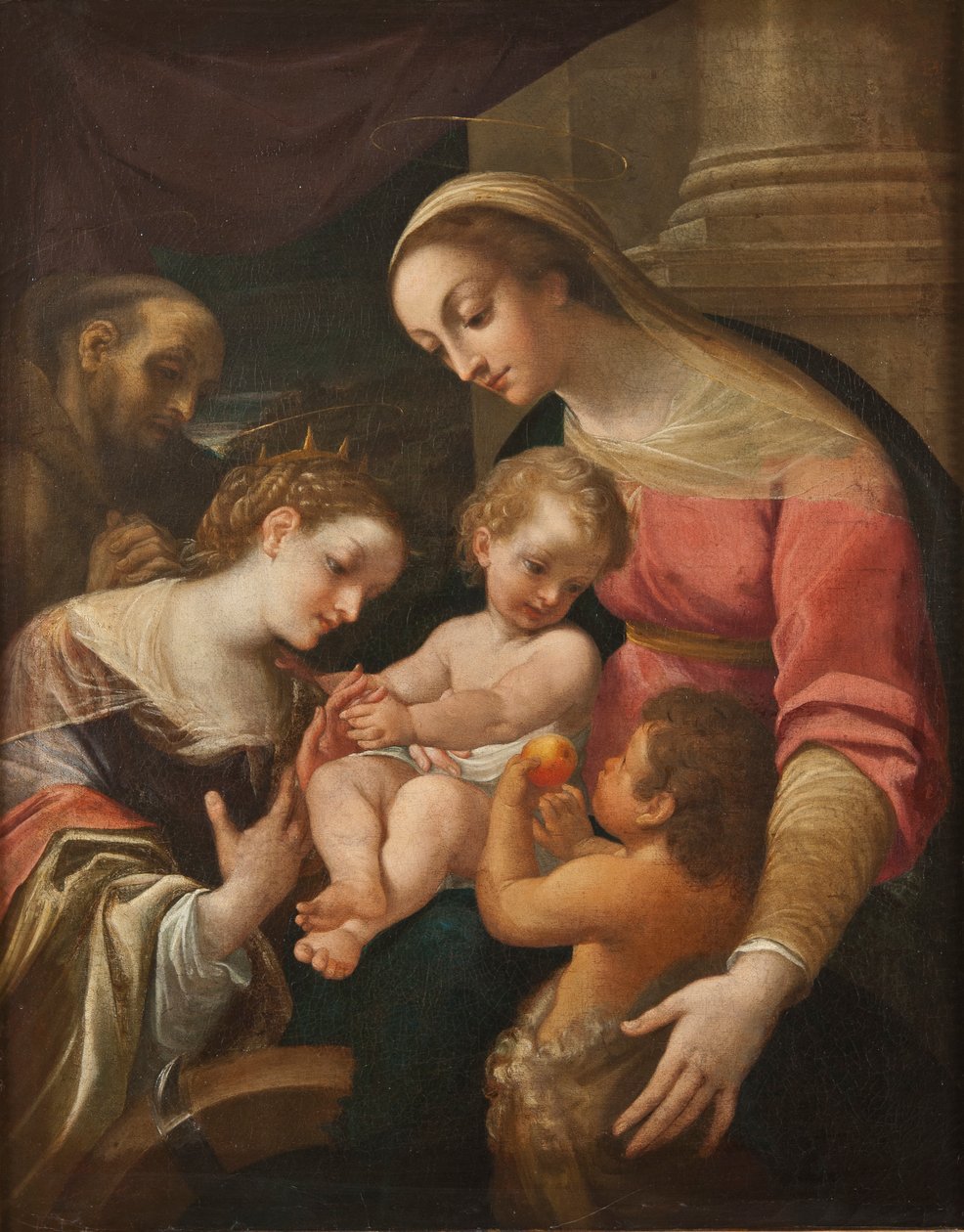 Il matrimonio mistico di Santa Caterina da Lodovico after Carracci