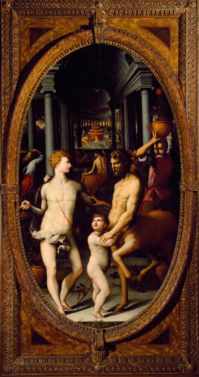 Apollo e il centauro Chirone da Lodovico Buti