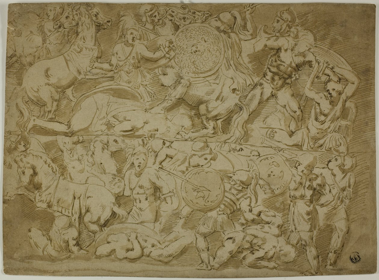 Battaglia delle Amazzoni da Lodovico Carracci