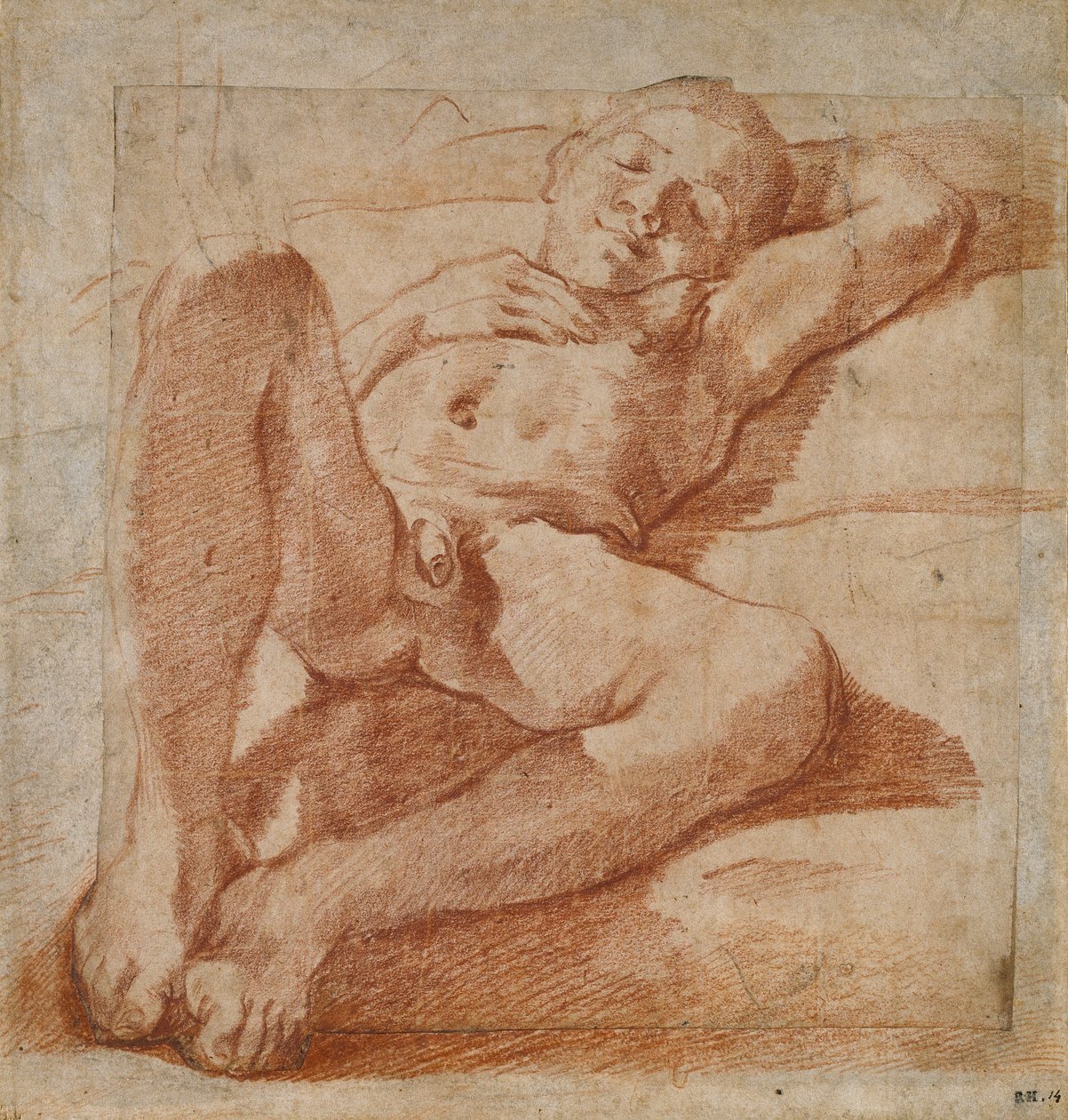 Studio di un ragazzo nudo, 1575-1619 da Lodovico Carracci
